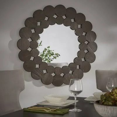 Bosco Farmhouse Accent Mirror Mistana Size: 39.4x22 x 39.4