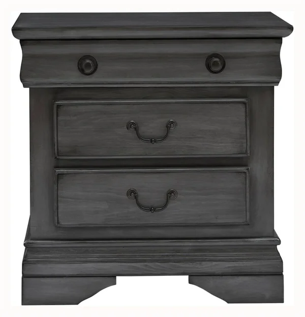 Progressive Furniture Bandera Gray Nightstand