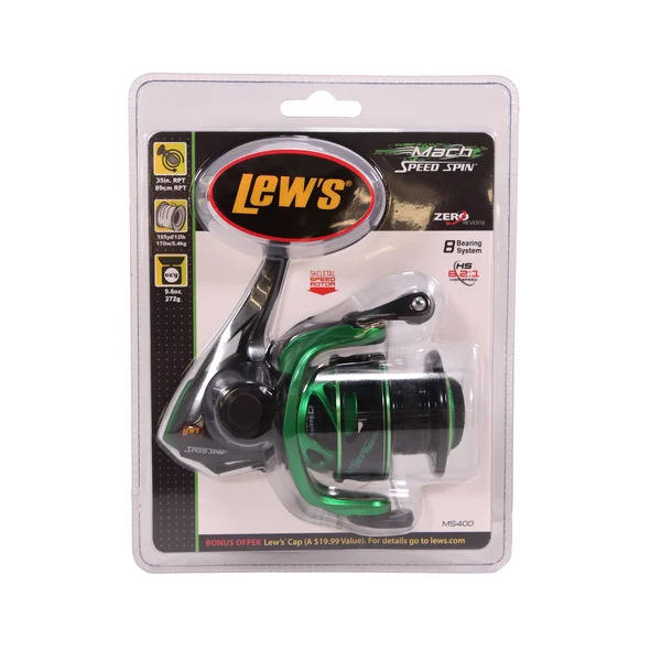 Lews Fishing Mach Speed Spin Spinning Reel