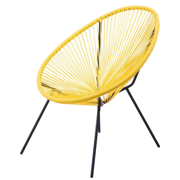 CO-Z Midcentury Outdoor Patio Furniture Set of 2 Acapulco Chairs - Grey