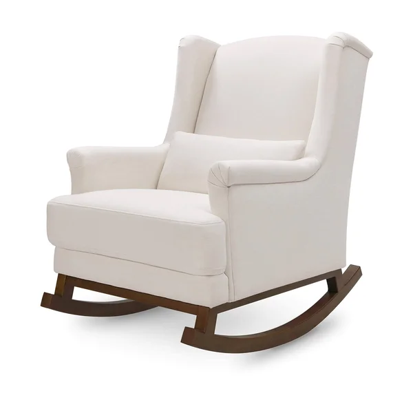 Million Dollar Baby Classic Miranda Wingback Rocker in Performance Cream Eco Weave