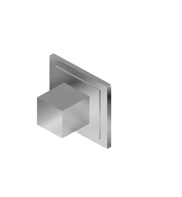 Graff M-Series Square 2-Way Diverter Trim Plate with Square Handle in Olive Bronze - SKU: G-8028-SH1-OB-T