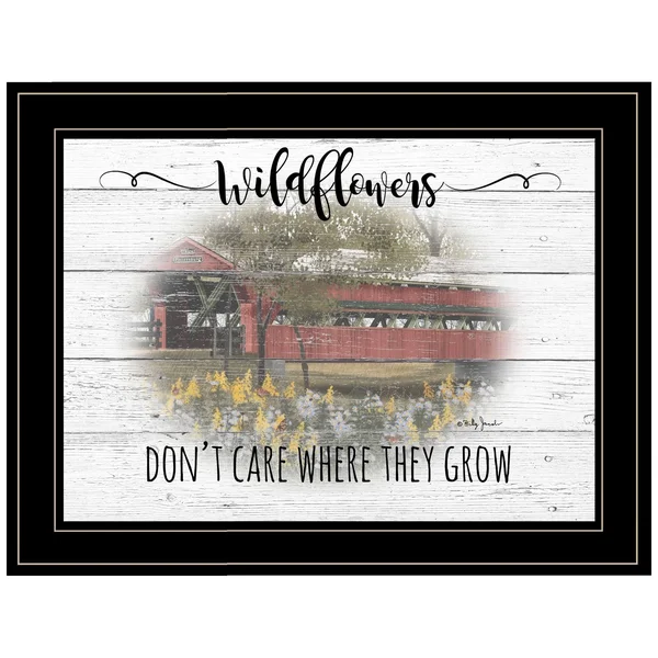 Wildflowers by Billy Jacobs Printed Wall Art Wood Multi-Color