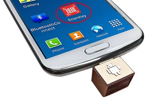 Arkscan AS203 Mini Micro USB Barcode Scanner for Android W/auto Sensing Plug & Play W/O Pairing (Requires USB OTG Enabled fo