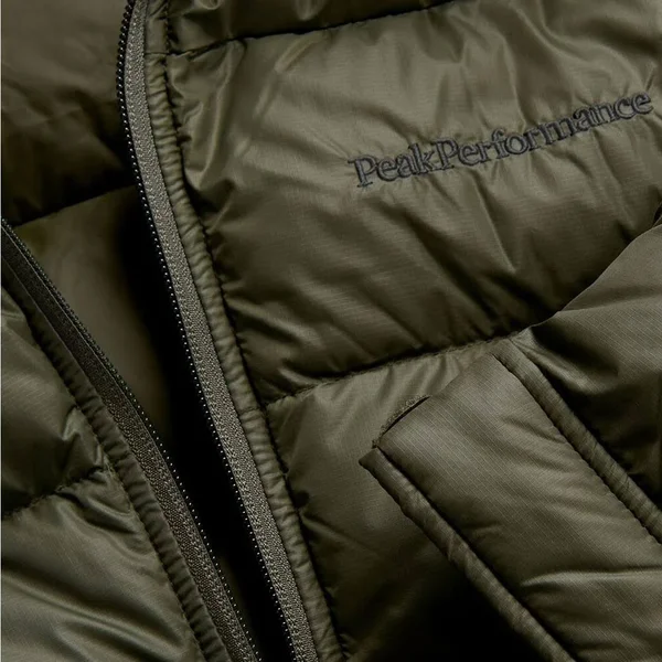 Peak Performance Frost Down Hooded Jacket - Green - Medium