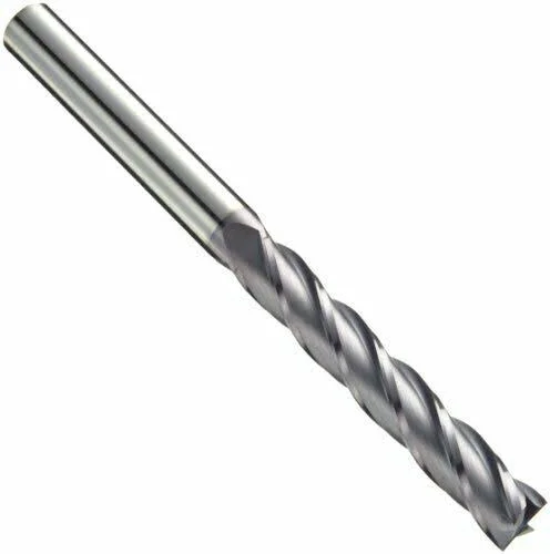 Niagara Cutter N85734 Carbide Square Nose End Mill, inch, TiAlN Finish, Roughing and Finishing Cut, 30 Degree Helix, 4 Flutes, 3