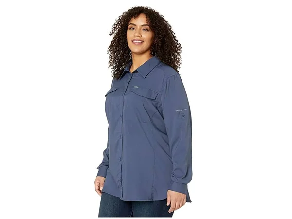 Columbia Silver Ridge Lite Long Sleeve Shirt 2x, Nocturnal