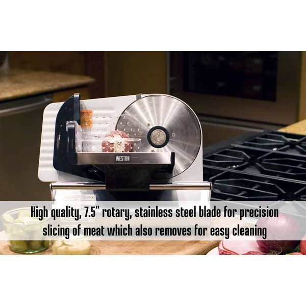 Weston 7.5 in. Meat Slicer