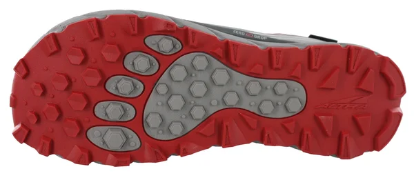 Altra Lone Peak 3.0 Neoshell Trail Running Shoe - Men's Gray/Red - 9.5