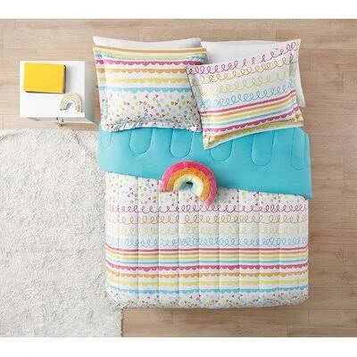 Armistead Multi Color Microfiber Reversible Comforter Set Isabelle & Max Mattress Size: Full Comforter + 2 Standard Shams +