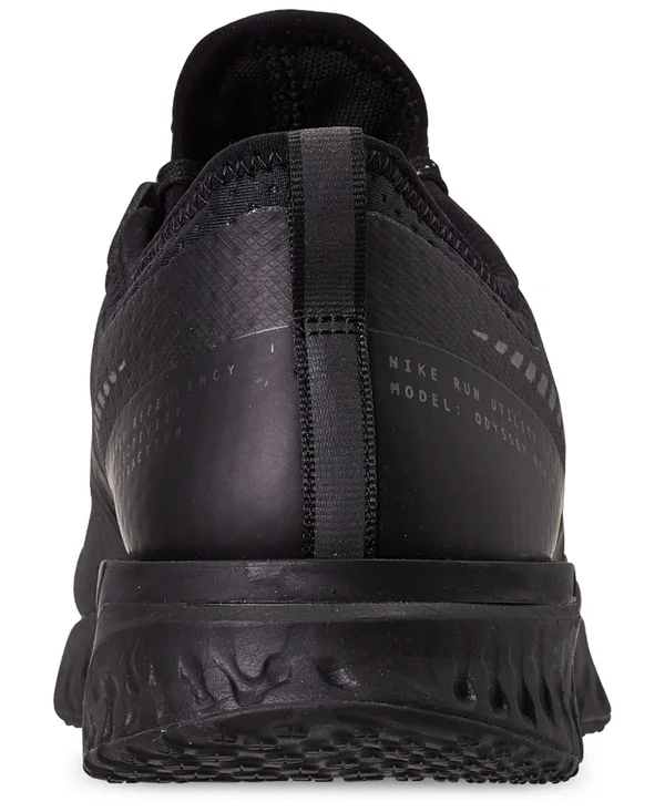 Nike Men's Odyssey React 2 Shield Running Shoes in Black Size 11.5