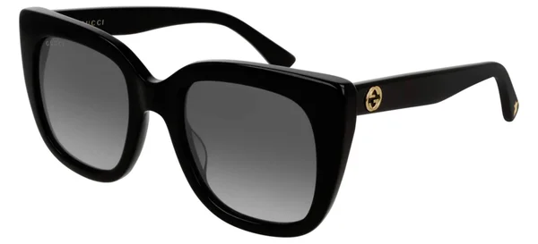 Gucci GG0163S Women Sunglasses - Black Polarized