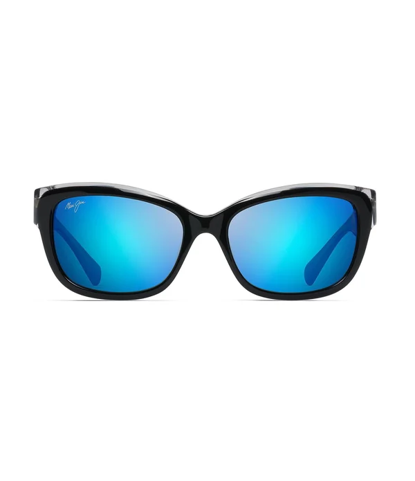Maui Jim Plumeria Sunglasses Black with Crystal - Blue Hawaii