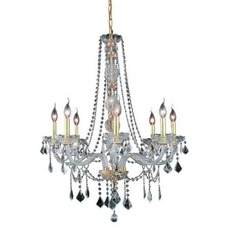 Astoria Grand Petties 8-Light Candle Style Chandelier - Gold