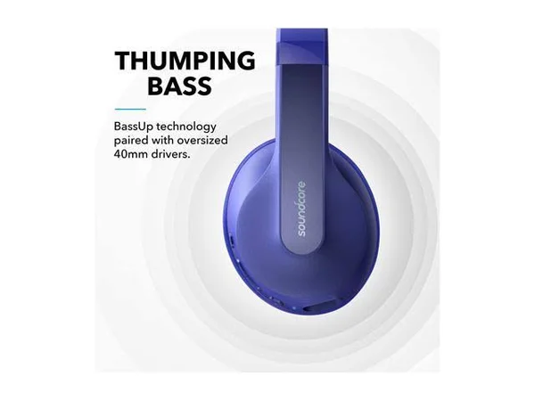 Anker Soundcore Life Q10 Wireless Bluetooth Headphones - Over Ear and Foldable, Hi-Res Certified Sound, 60-Hour Playtime and Fast