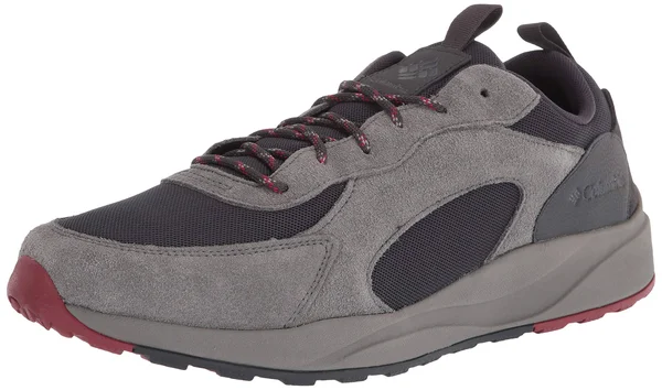 Columbia Men's Pivot Waterproof Shoe - 11 - Shark, Red Element