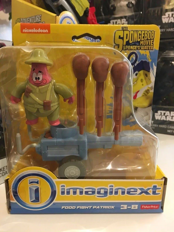 Imaginext Spongebob Food Fight Patrick - Assorted