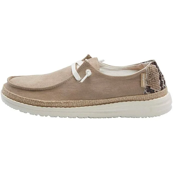 Hey Dude Wendy Python Shoe Women's - Brown, 10