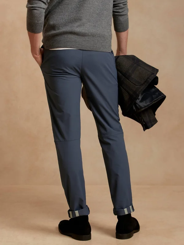 Banana Republic Men's Slim City Pant Mist Blue Size 33W 34L