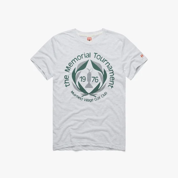 The Memorial Tournament 1976 from Homage, Grey, Vintage T-Shirt from Homage.