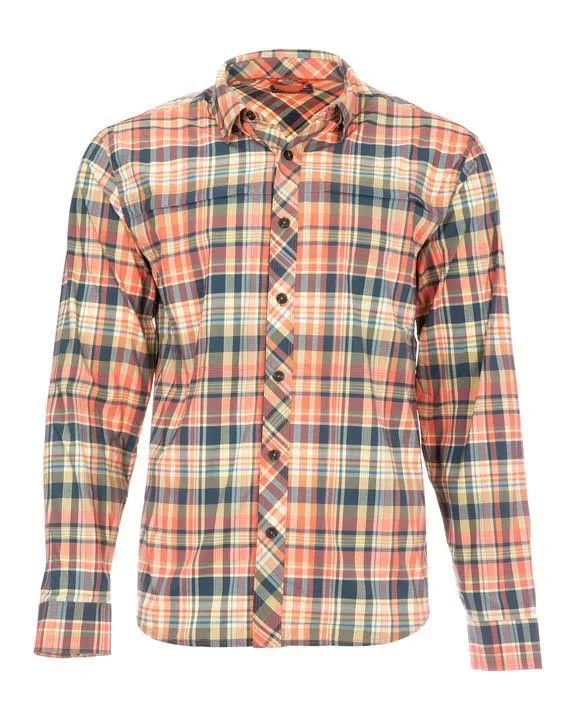 Simms Stone Cold LS Shirt Meridian Madras Plaid, 3XL