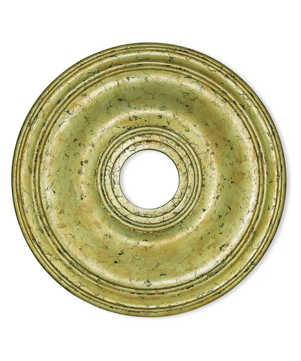 Livex Lighting 8219-28 Wingate - Ceiling Medallion, Hand Applied Winter Gold