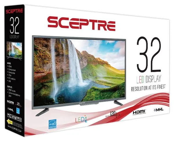 Refurbished Sceptre 32x22 Class HD (720p) LED TV (x322bv-sr)