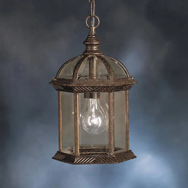 Astoria Grand Caroline 1-Light Outdoor Hanging Lantern; Tannery Bronze