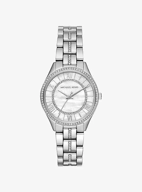 Michael Kors Women's Mini Lauryn Stainless-Steel Watch -Silver