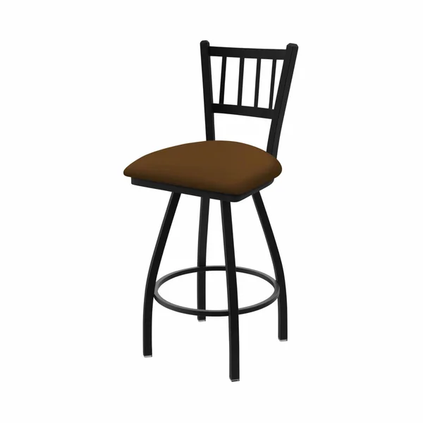 Holland Bar Stool XL 810 Contessa Bronze Swivel Stool with 25x22 Allante Beechwood Seat