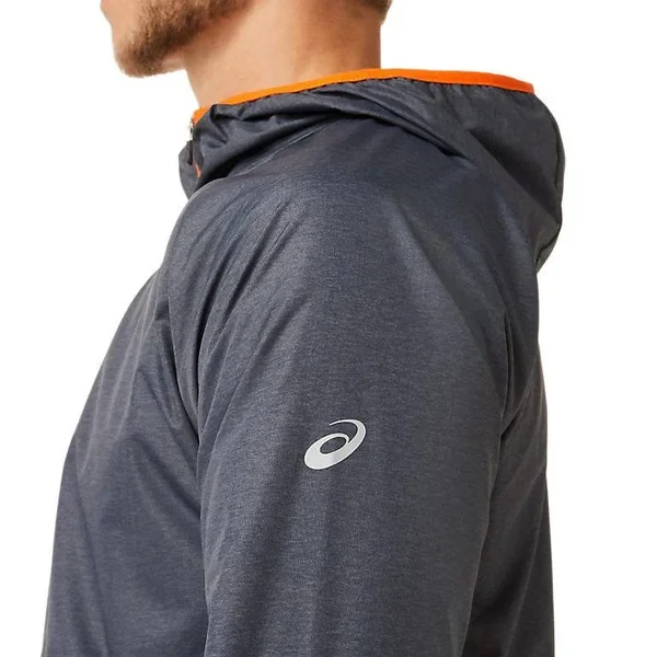 Asics Mens Athletic Fit Short Sleeve Round Athletic T-Shirt - Gray Large