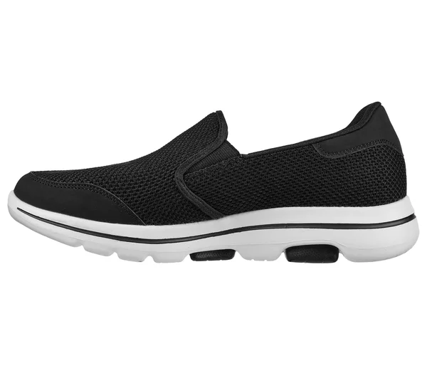 Skechers Men's GOwalk 5 - Beeline Walking Shoes, Black/White, 8.5