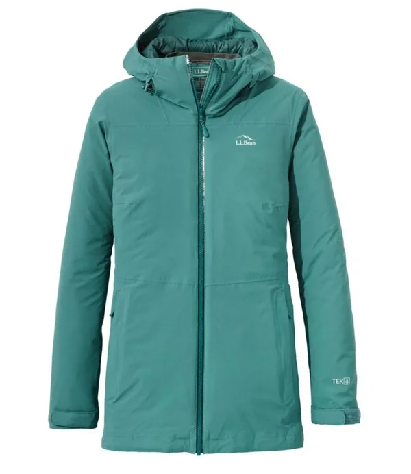 Women's Waterproof Primaloft Packaway Jacket Blue Small - L.L.Bean