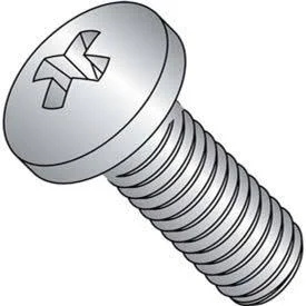 GoVets, Qty 2, Brighton-Best 1/4-20 x 4 Phillips Pan Head Machine Screw Steel Zinc Plated - Package of 100