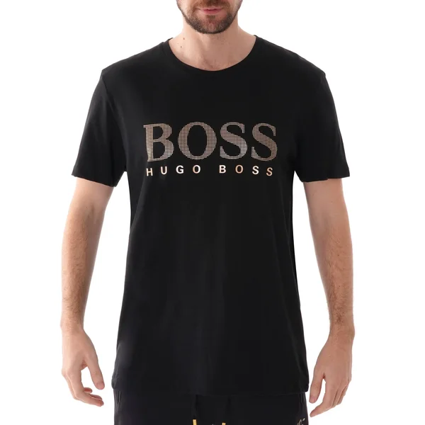 Mens Boss Special Logo T-Shirt - Black