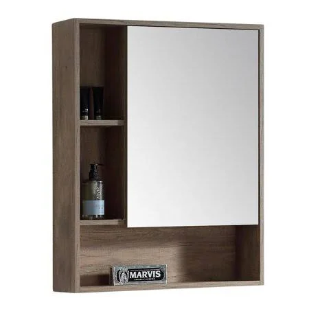 Fine Fixtures Surface Mount Bathroom Medicine Cabinet, Grey., Size: 24, Gray