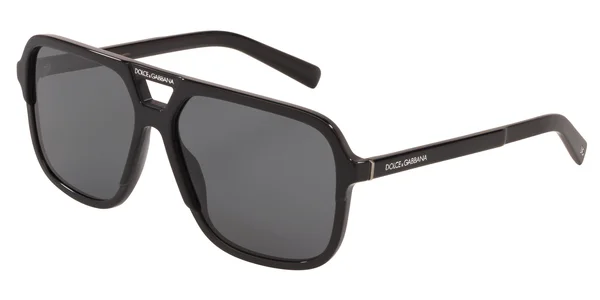Dolce & Gabbana DG4354F Sunglasses 193481 Black Black Size: 58-15-145