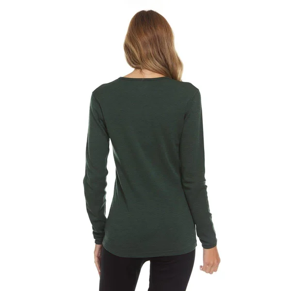 Minus33 Ossipee Women's Midweight Wool Crew - Size: Large, Black