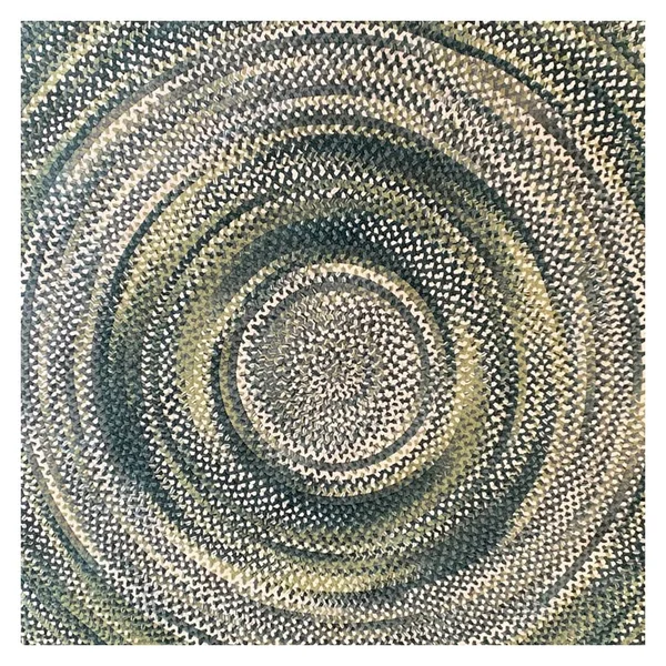 Better Trends Ombre Chenille Collection 72x22 Octagonal in Olive