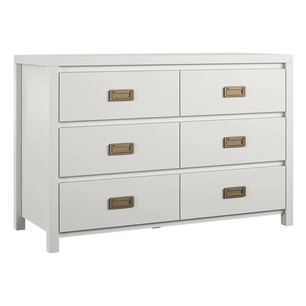 Kids' 6 Drawer Monarch Hill Haven Dresser - White - Little Seeds