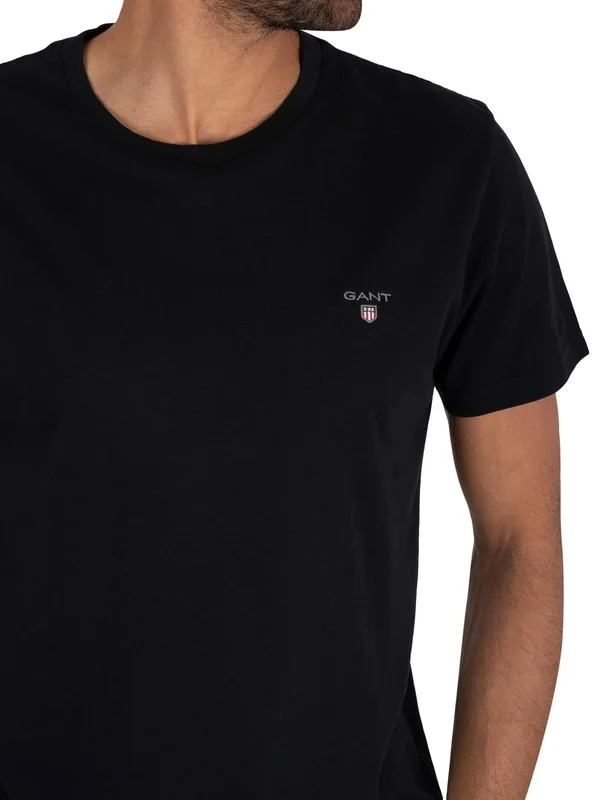 Gant Original T Shirt Black