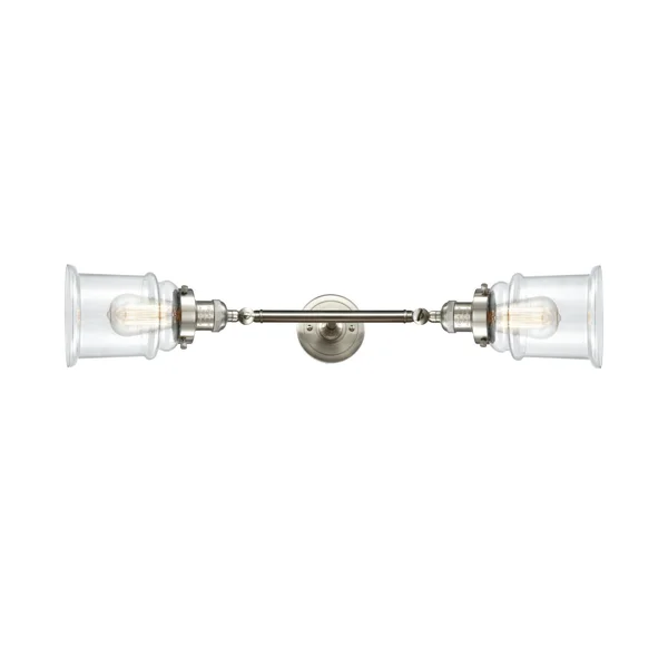 Innovations Lighting-Canton 2 Light Bath Vanity Light-208L-SN-G182