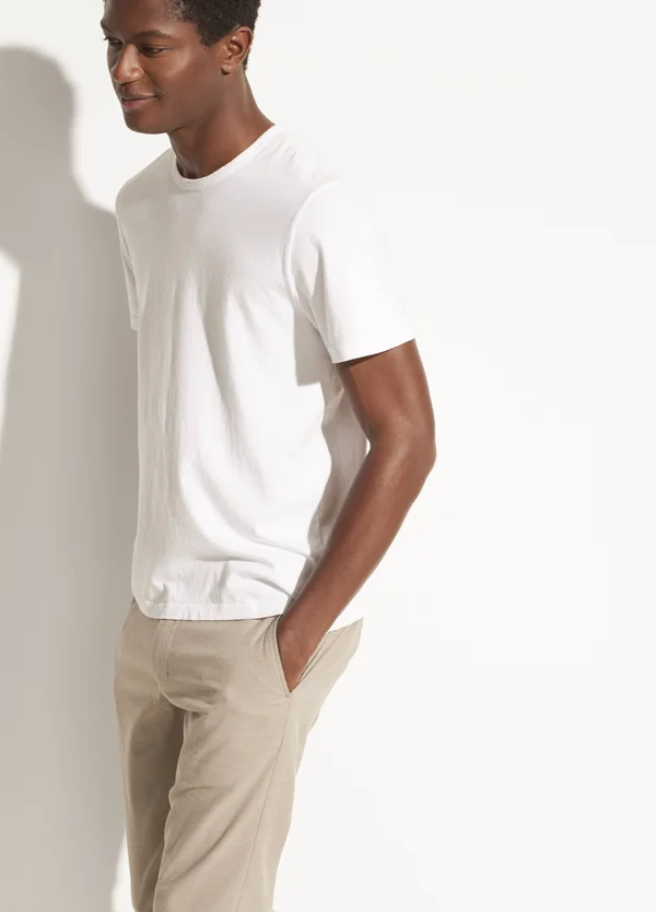 Vince Solid T-Shirt Optic White