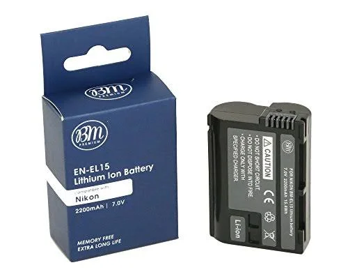 Battery Grip Kit for Nikon D7100 D7200 Digital SLR Camera Includes Qty 2 Replacement En-el15 Batteries + Vertical Battery Grip +