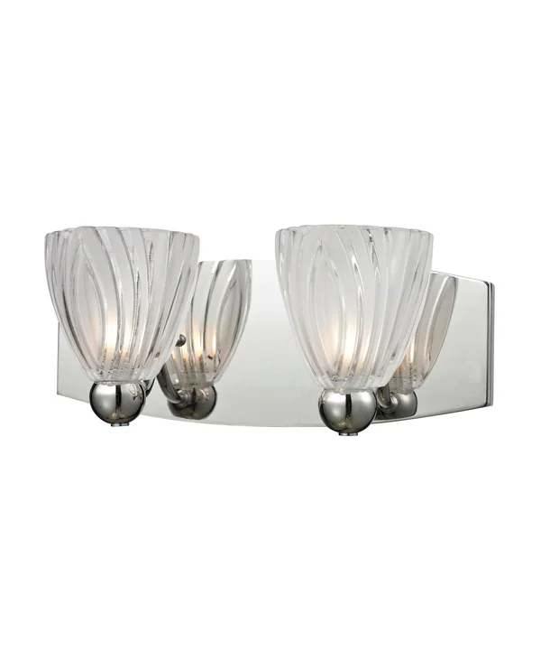 Elk Lighting Lindale 2 Light Vanity in Polished Chrome
