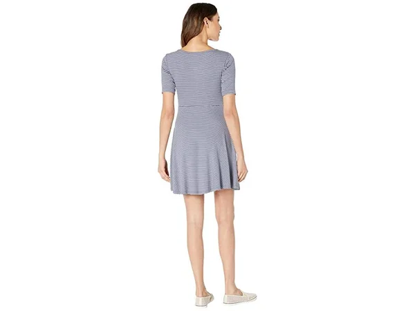 Toadu0026Co Daisy Rib Long Sleeve Henley Dress Women's Clothing Flint : XL