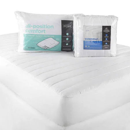 Jcpenney Home Waterproof Mattress Pad, One Size, White