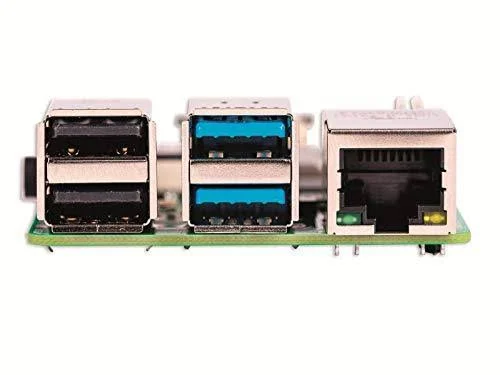 Raspberry Pi 4 Model B - Single-board computer - Broadcom BCM2711 - 1.5 GHz - RAM 8 GB - 802.11a/b/g/n/ac, Bluetooth 5.0