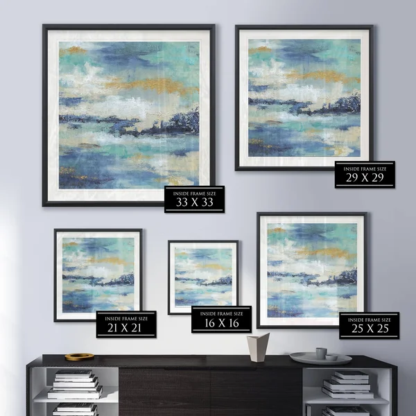 Sea Isle I -Framed Giclee Print - 28x28