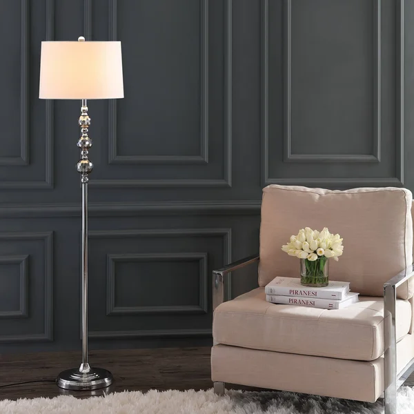 Safavieh Addie Floor Lamp - Chrome